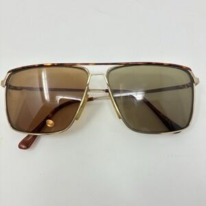 VTG Tura Sunglasses Oversized Retro Brown Tortoise Shell Frames Only 80s Mod 299